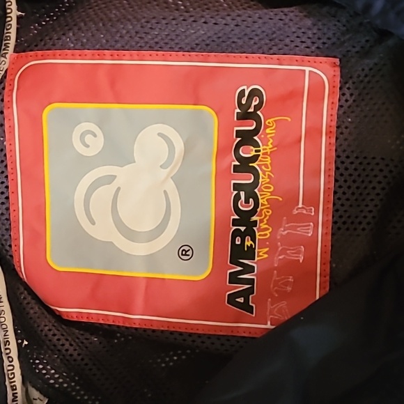 Ambiguous activation wind breaker jacket size large - Picture 3 of 13